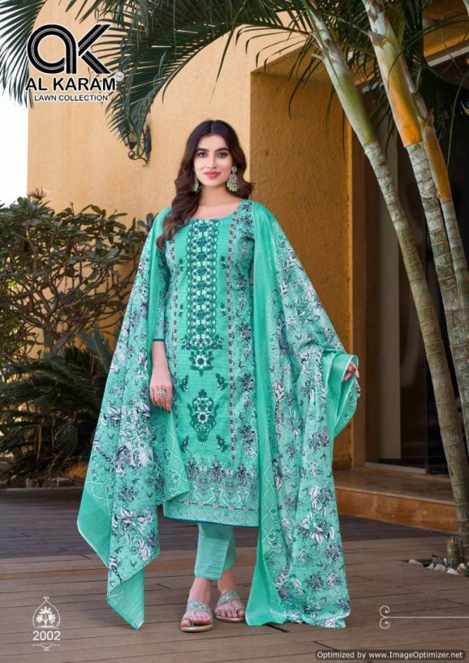 Bin Ubaid Vol 2 By Al Karam Pure Cotton Pakistani Dress Material Wholesalers In Delhi